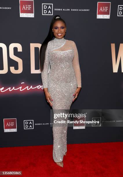 Jennifer Hudson attends the AHF World AIDS Day 2021 concert at The Forum on December 01, 2021 in Inglewood, California. AIDS Healthcare Foundation's...