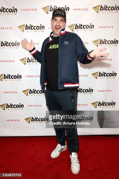 Phil Hellmuth attends "Genesis" The First Ever NFT Minting And Landmark Sports Event Hosted By Quavo From Migos, Paige Vanzant, Mike Chandler & Eric...
