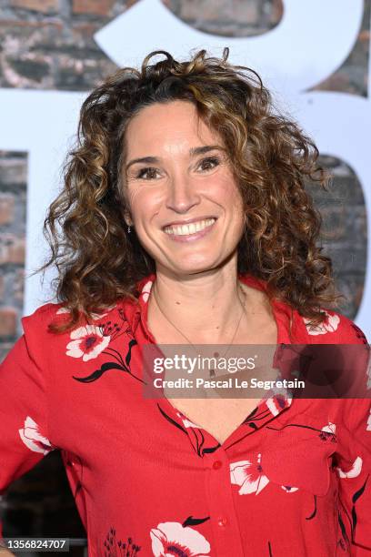 Marie-Sophie Lacarrau attends the "West Side Story" - Paris Gala Screening at Le Grand Rex on December 02, 2021 in Paris, France.