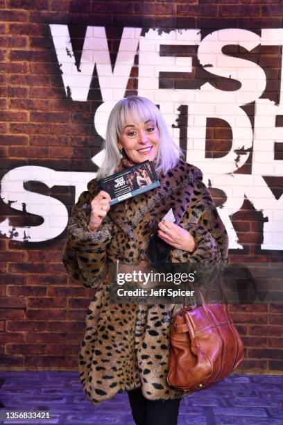Tracie Bennett attends the Multimedia screening of Twentieth Century Studios' "West Side Story" at Odeon Luxe Leicester Square on December 02, 2021...
