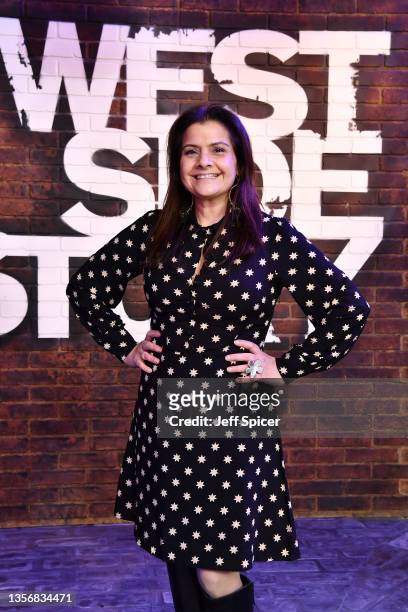 Nina Wadia attends the Multimedia screening of Twentieth Century Studios' "West Side Story" at Odeon Luxe Leicester Square on December 02, 2021 in...