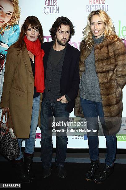 Frederic Diefenthal and Alexandra Golovanoff attend 'Les tribulations d Une Caissiere' Paris premiere at UGC Cine Cite Bercy on December 12, 2011 in...
