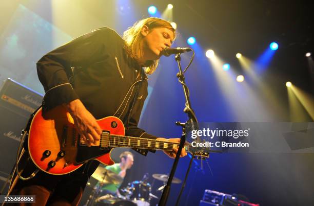 Evan Dando of The Lemonheads performs on stage at Shepherds Bush Empire on December 12, 2011 in London, United Kingdom.