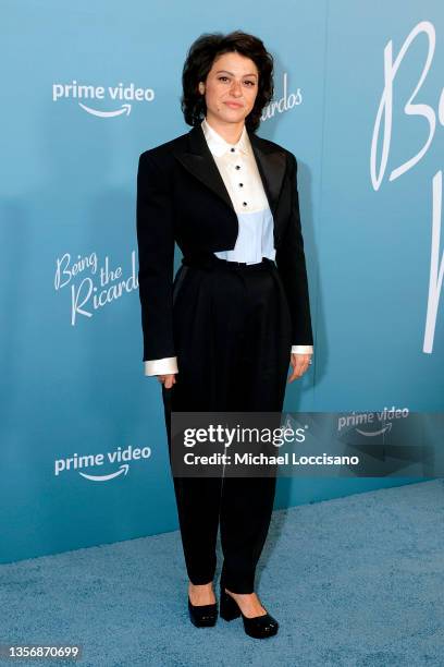 Alia Shawkat attends the "Being The Ricardos" New York Premiere at Jazz at Lincoln Center on December 02, 2021 in New York City.