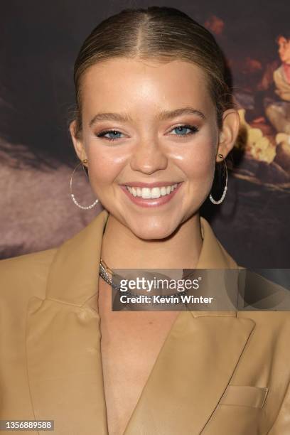 Jade Pettyjohn 2attends the Los Angeles Premiere of Amazon Studios' "Encounter" at Directors Guild of America on December 02, 2021 in Los Angeles,...