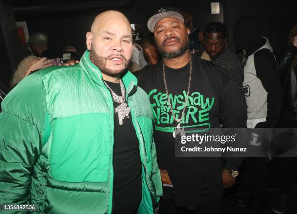 Fat Joe and Xzibit attend VERZUZ Bone Thugs-N-Harmony And Three 6 Mafia at Hollywood Palladium on December 02, 2021 in Los Angeles, California.