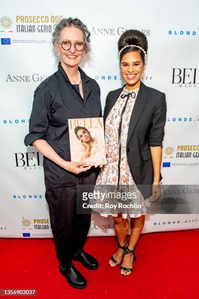 Photographer Anne Geddes ad Misty Copeland attend Bella Magazine's Arts + Culture Cover Party at Blonde Studios on December 02, 2021 in New York City.