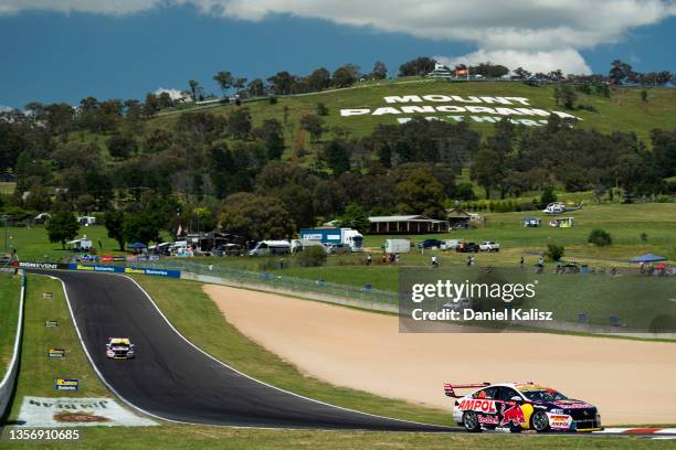 Shane van Gisbergen drives the Red Bull Ampol Holden Commodore ZB during the Bathurst 1000 which is part of the 2021 Supercars Championship, at Mount...