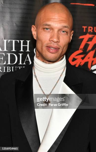 Jeremy Meeks attends a screening of "True To The Game 3" at AMC Phipps Plaza 14 on December 01, 2021 in Atlanta, Georgia.