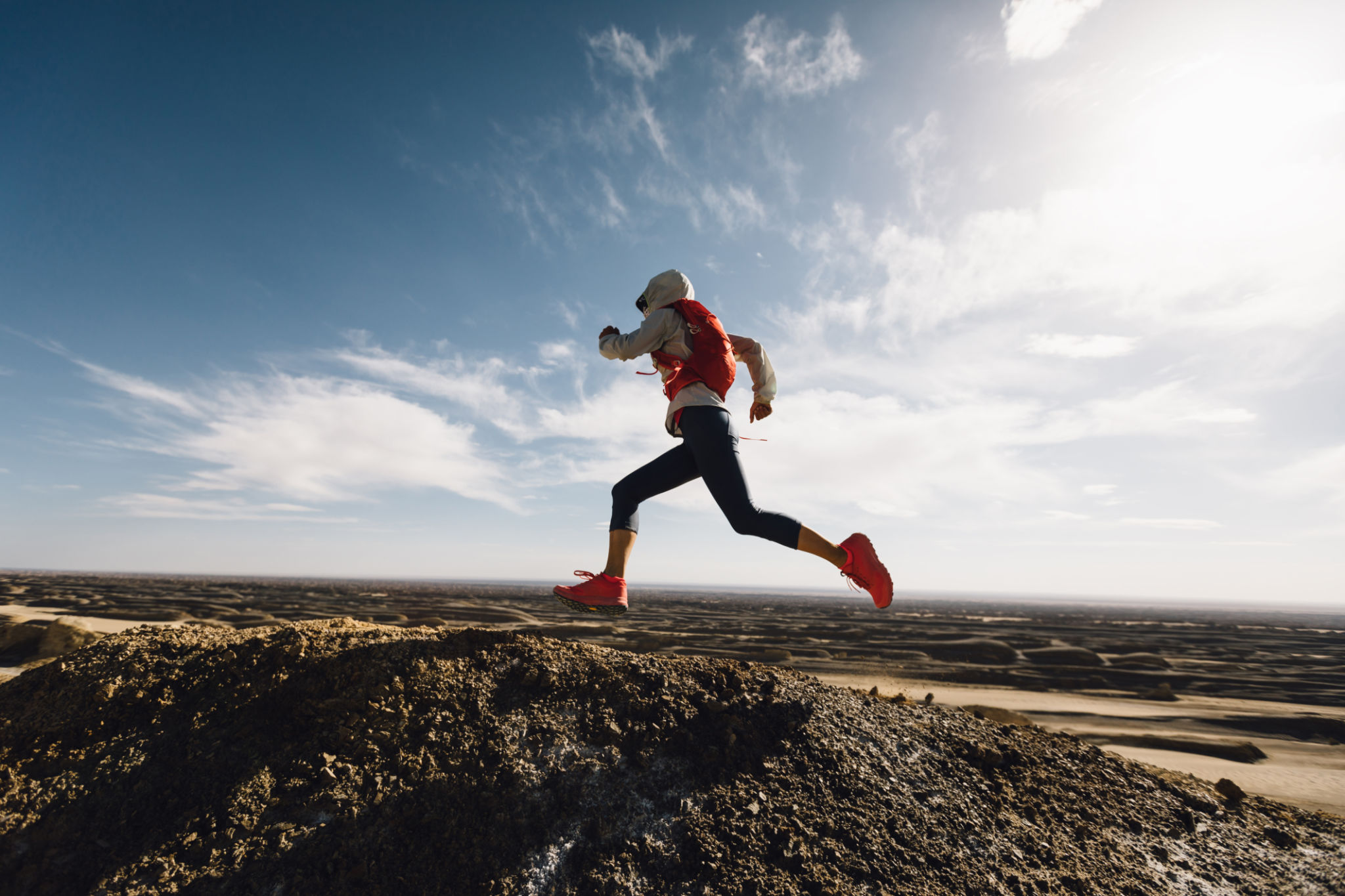 running in harsh climate