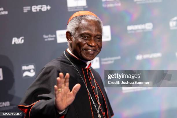 Cardinal Peter Turkson attends the annual German Sustainability Award Design at Maritim Hotel on December 02, 2021 in Duesseldorf, Germany.