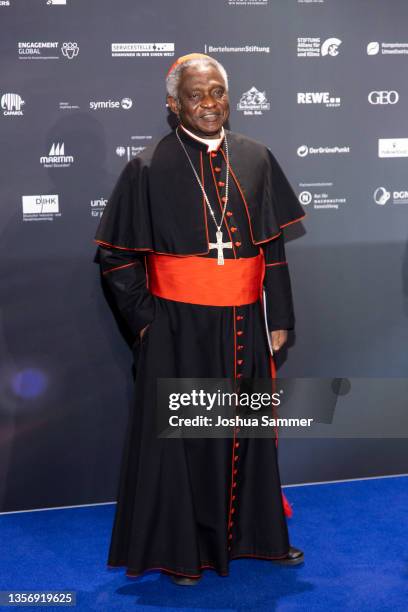 Cardinal Peter Turkson attends the annual German Sustainability Award Design at Maritim Hotel on December 02, 2021 in Duesseldorf, Germany.