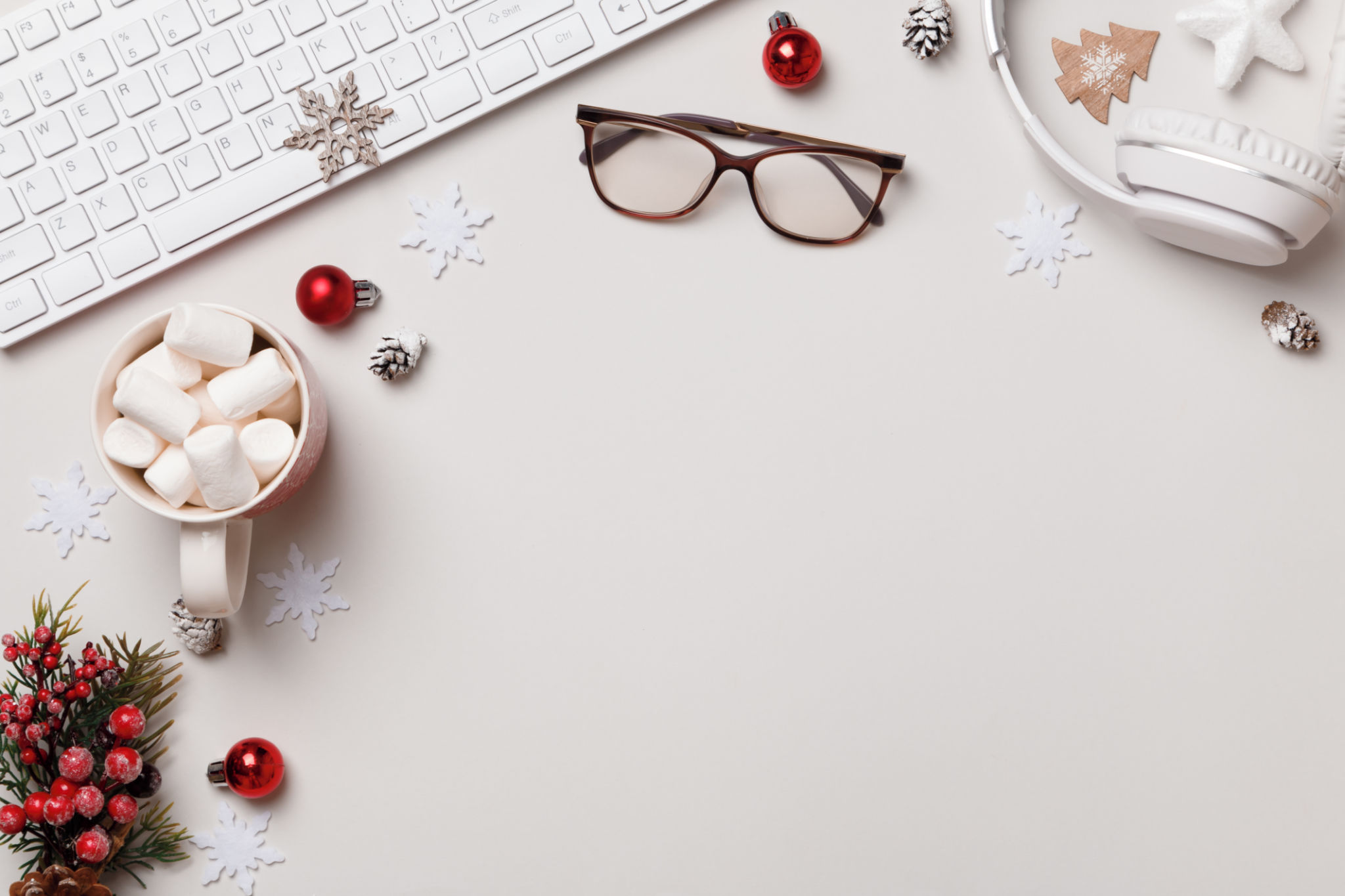 personalized desk holiday