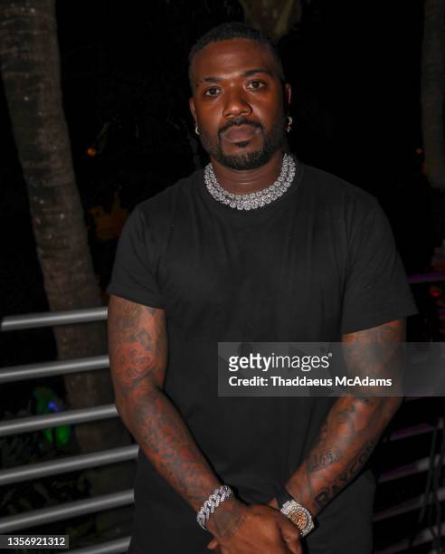 Ray J attends the Ocean Drive Magazine Art Basel cover party at The Ritz Carlton, South Beach on December 2, 2021 in Miami Beach, Florida.
