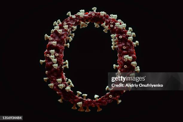 covid-19 omicron sign - variante ômicron do sars cov 2 - fotografias e filmes do acervo