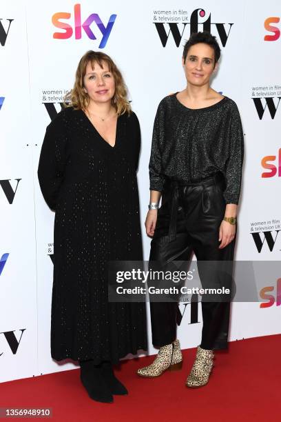 Kerry Godliman and Jen Brister attend the Women in Film and TV Awards at London Hilton on December 03, 2021 in London, England.