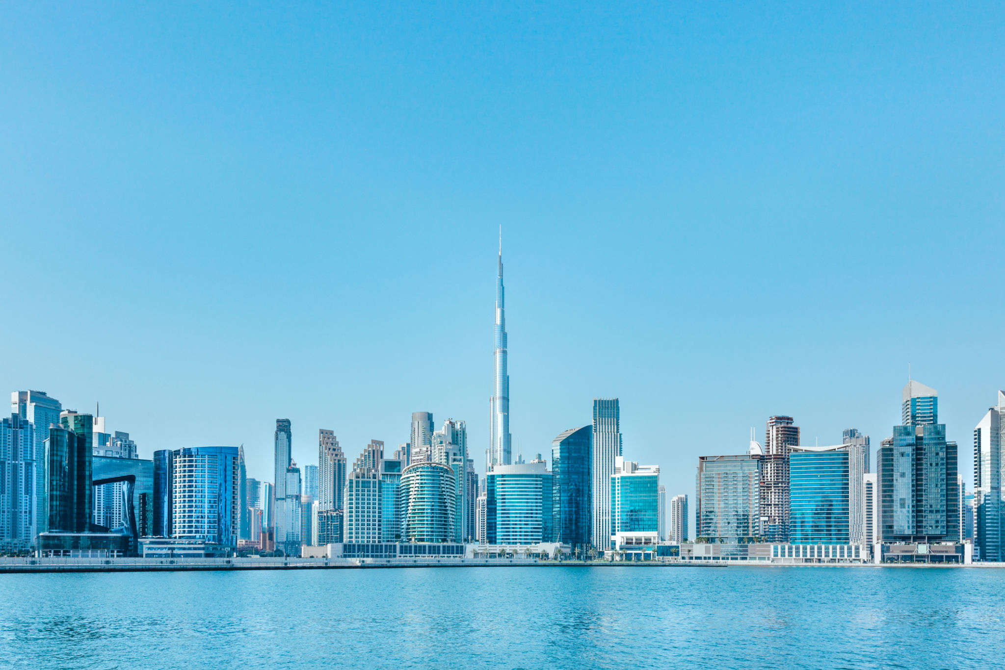 dubai skyline summer