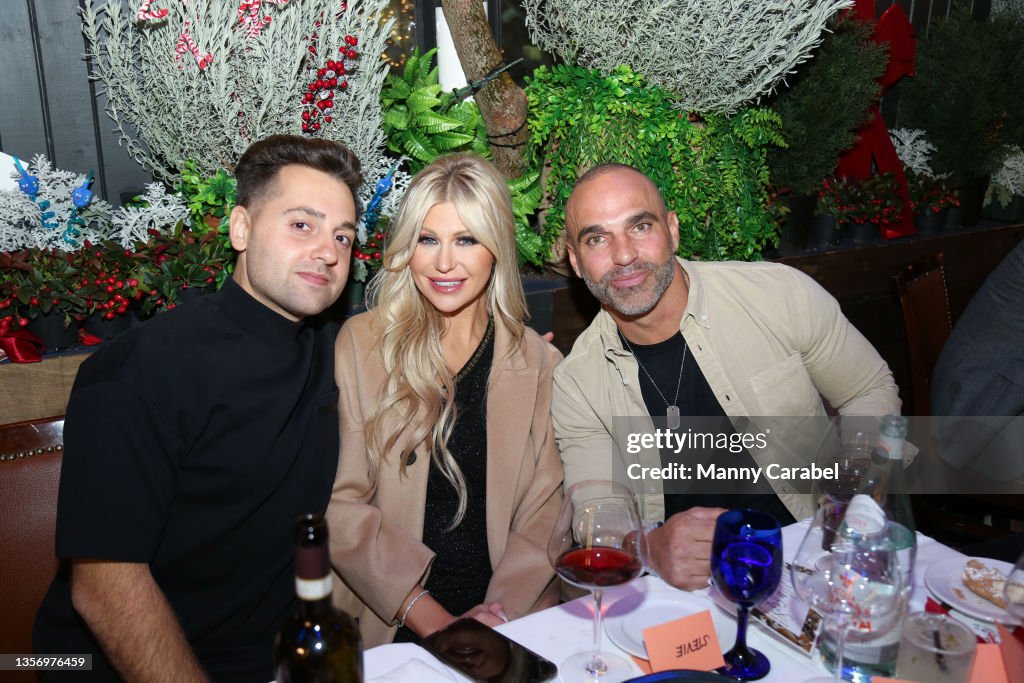 Stephen Verses, Nicola Verses and Joe Gorga attend the Holiday... News