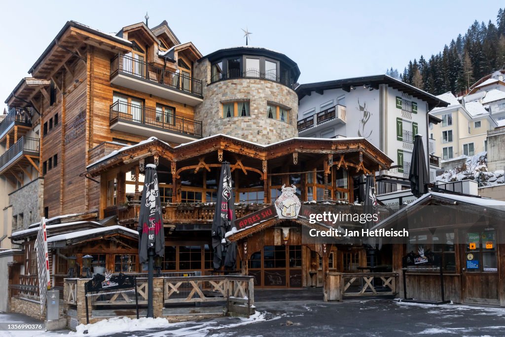 The Kuhstall apres ski bar is pictured at the Ischgl ski resort... News ...