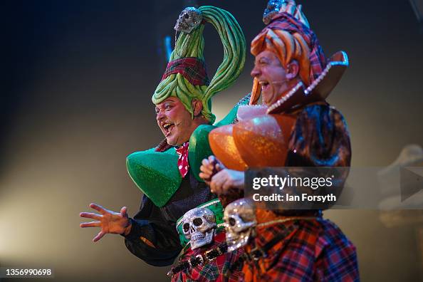Robin Simpson Actors Paul Hawkyard and Robin Simpson play the sisters during the ...