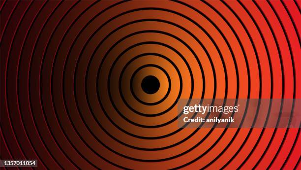 abstract gradient geometric shape circle background - gong stock illustrations