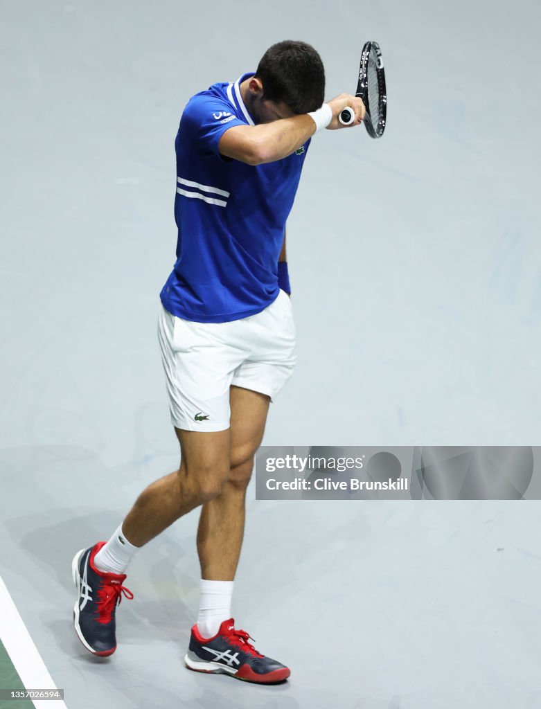 Croatia v Serbia Semi Final - Davis Cup Finals 2021