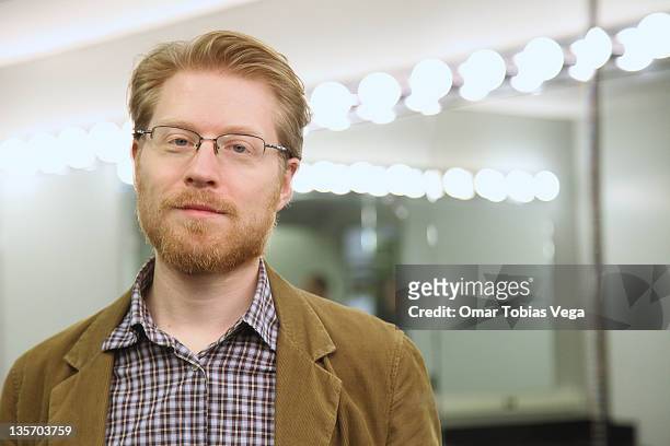 Anthony Rapp attends Rapp Reads Rapp at the Symphony Space on December 12, 2011 in New York City.