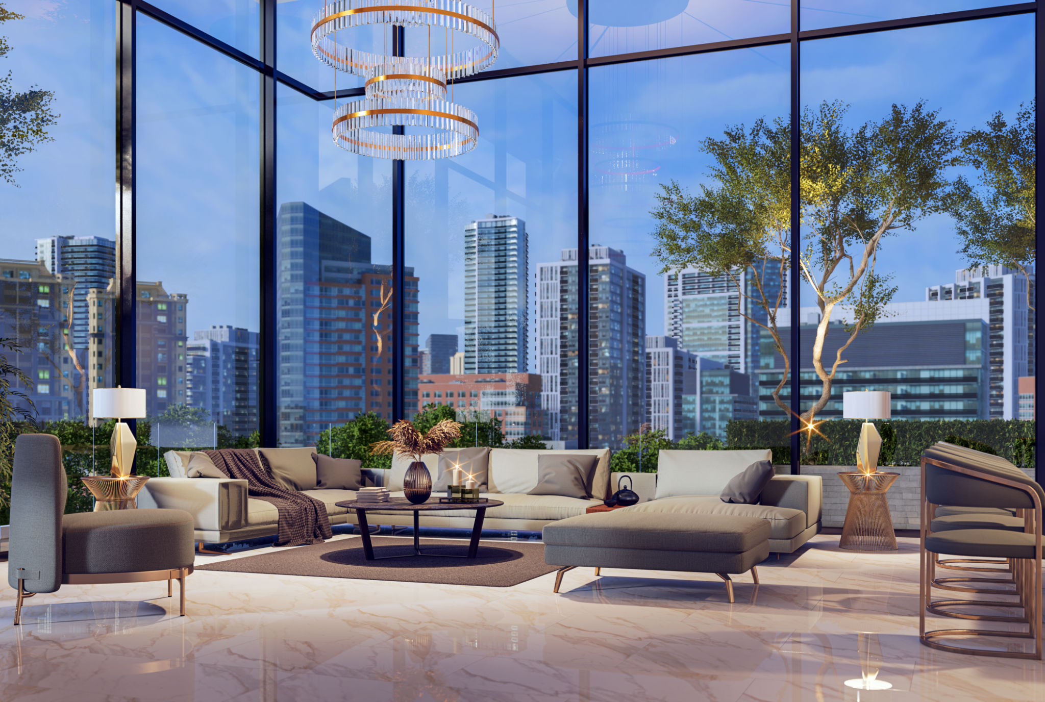 luxury apartment features