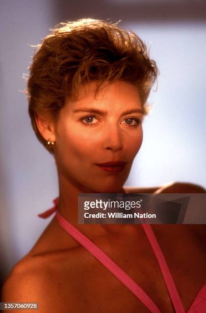 American stage and screen actress Kelly McGillis poses for a portrait during the 1989 drama film "Cat Chaser" circa 1989 in Hollywood, Florida.