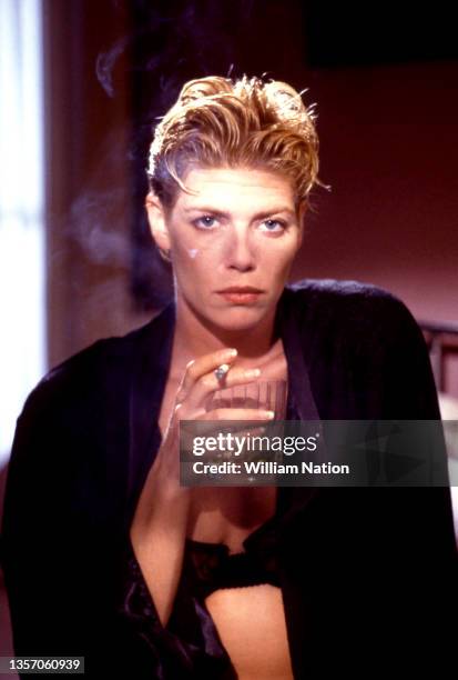 American stage and screen actress Kelly McGillis poses for a portrait during the 1989 drama film "Cat Chaser" circa 1989 in Hollywood, Florida.