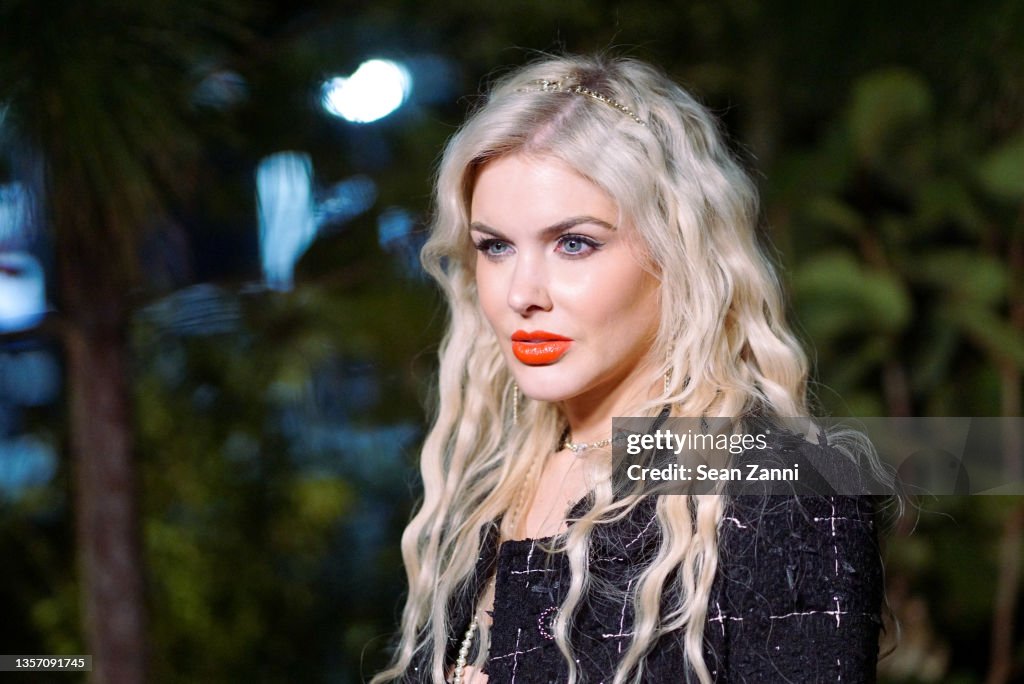 A guest attends the Chanel Dinner To Celebrate Five Echoes By Es News  Photo - Getty Images