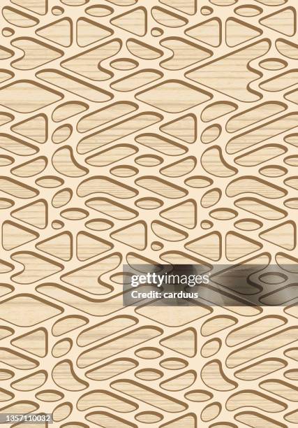 seamless wood textured geometric pattern - wainscoting background stock illustrations
