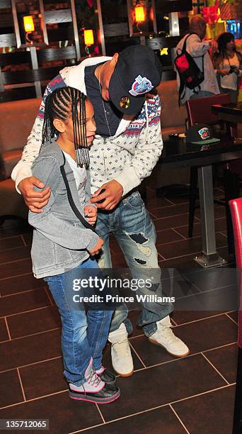 Deyjah Harris and T.I. Attend the private viewing of "T.I. And Tiny: The Family Hustle" at the Cine Bistro on December 5, 2011 in Atlanta, Georgia.