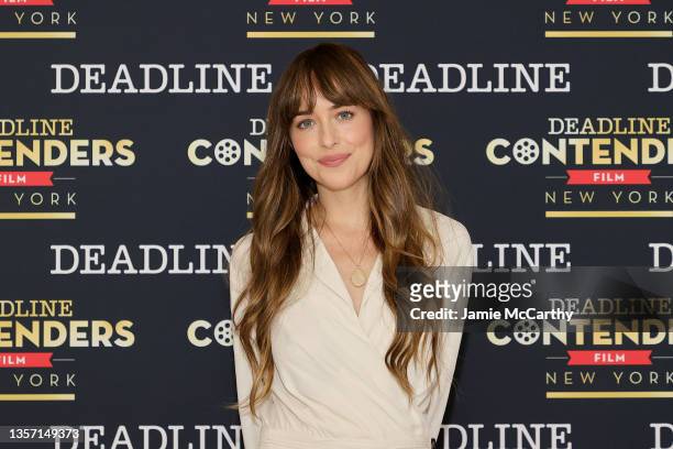 Actor Dakota Johnson from Netflix's "The Lost Daughter" attends Deadline Contenders Film: New York on December 04, 2021 in New York City.