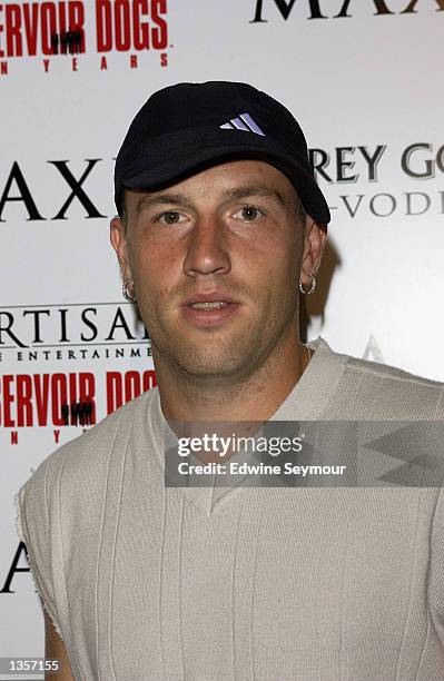 Clint Mathis attends the "Reservoir Dogs" 10 year anniversary cocktail party at Trust on August 27, 2002 in New York City, New York.