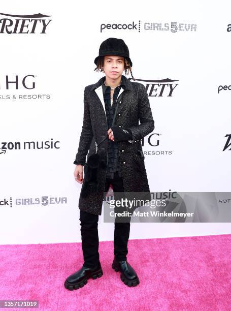 Iann Dior attends Variety's Hitmakers Brunch presented by Peacock | Girls5eva on December 04, 2021 in Downtown Los Angeles.