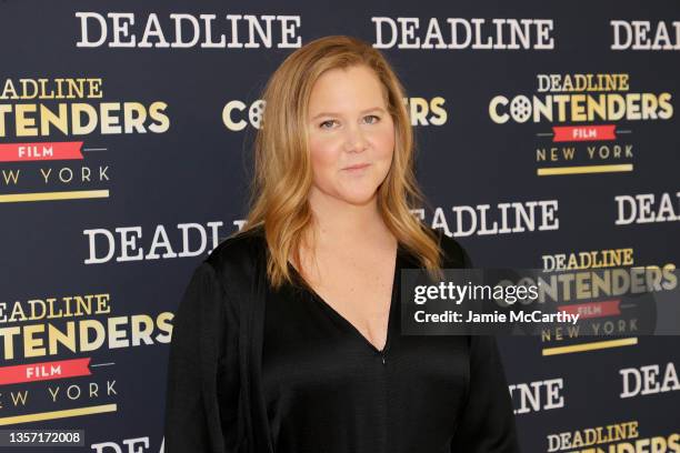 Actor Amy Schumer from A24's "The Humans" attends Deadline Contenders Film: New York on December 04, 2021 in New York City.