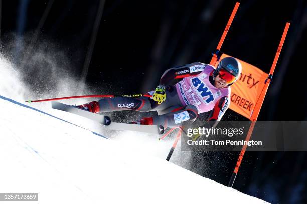 Aleksander Aamodt Kilde of Team Norway competes in the Men's Downhill during the Audi FIS Alpine Ski World Cup at Beaver Creek Resort on December 04,...