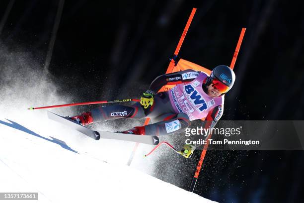 Aleksander Aamodt Kilde of Team Norway competes in the Men's Downhill during the Audi FIS Alpine Ski World Cup at Beaver Creek Resort on December 04,...