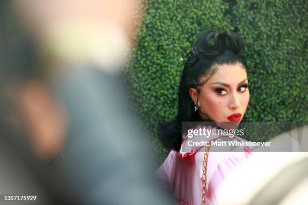 Kali Uchis attends Variety's Hitmakers Brunch presented by Peacock | Girls5eva on December 04, 2021 in Downtown Los Angeles.