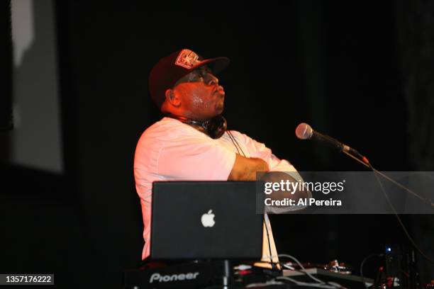 Premier of Gang Starr performs when Rap group Crooklyn Dodgers performs at the 30th Celebrate Brooklyn summer season at the Prospect Park Bandshell...