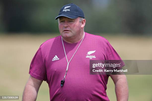 Heartland XV head coach Nigel Walsh before the Heartland XV v New Zealand Barbarians match at Owen Delany Park on December 05 in Taupo, New Zealand.