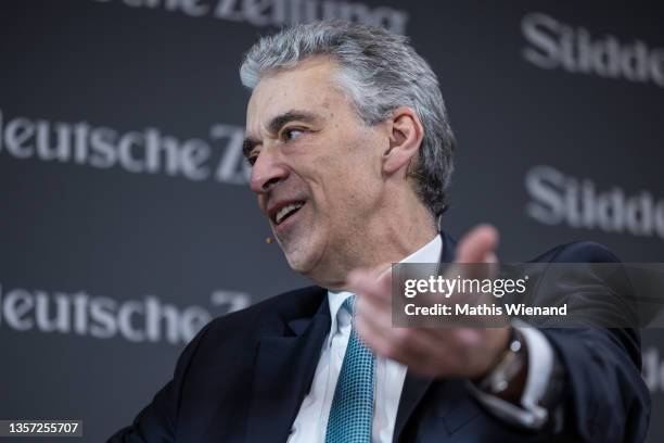 Frank Appel during the Sueddeutsche Zeitung Wirtschaftsgipfel at Adlon Kempinski Berlin on November 16, 2021 in Berlin, Germany.