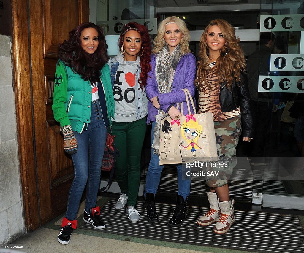 Little Mix Sighting In London - December 13, 2011