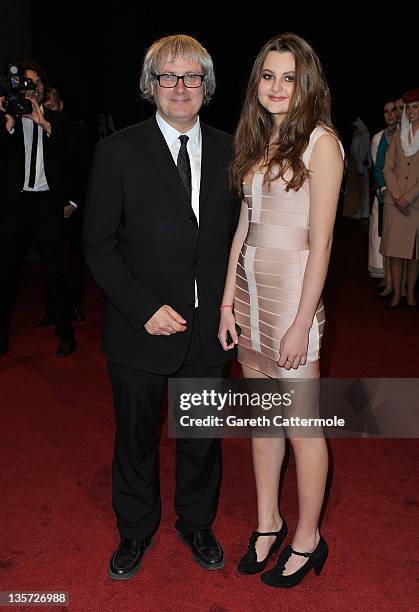 Director Simon Curtis with his daughter Matilda attend the "My Week With Marilyn" premiere during day seven of the 8th Annual Dubai International...