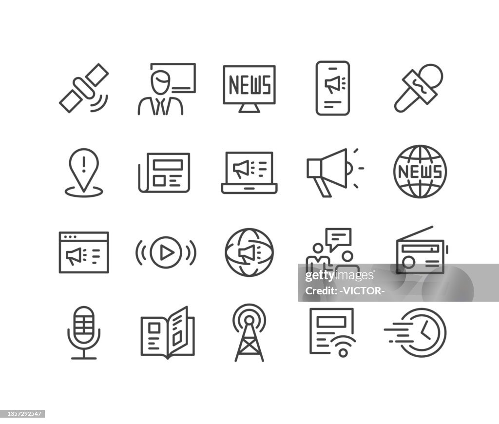 News Icons - Classic Line Serie