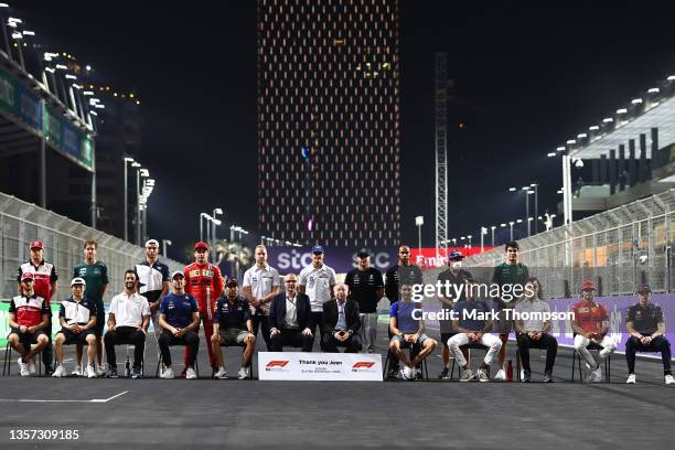 The F1 drivers and Stefano Domenicali, CEO of the Formula One Group, pay tribute to FIA President Jean Todt as he prepares to leave his post at the...