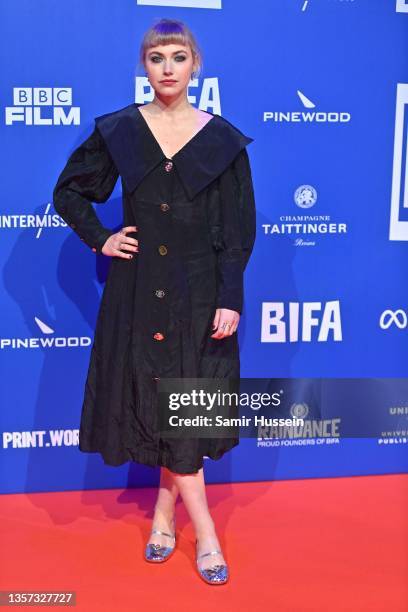 Imogen Poots attends the 24th British Independent Film Awards at Old Billingsgate on December 05, 2021 in London, England.