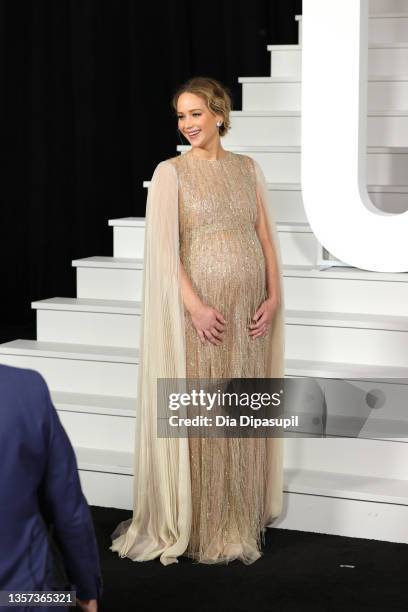 Jennifer Lawrence attends the world premiere of Netflix's "Don't Look Up" on December 05, 2021 in New York City.