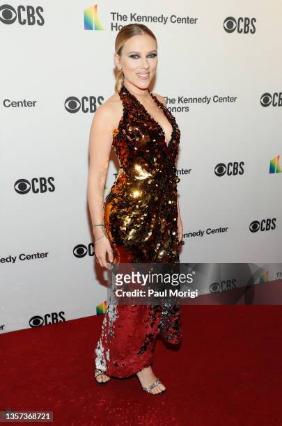 Scarlett Johansson attends the 44th Kennedy Center Honors at The Kennedy Center on December 05, 2021 in Washington, DC.